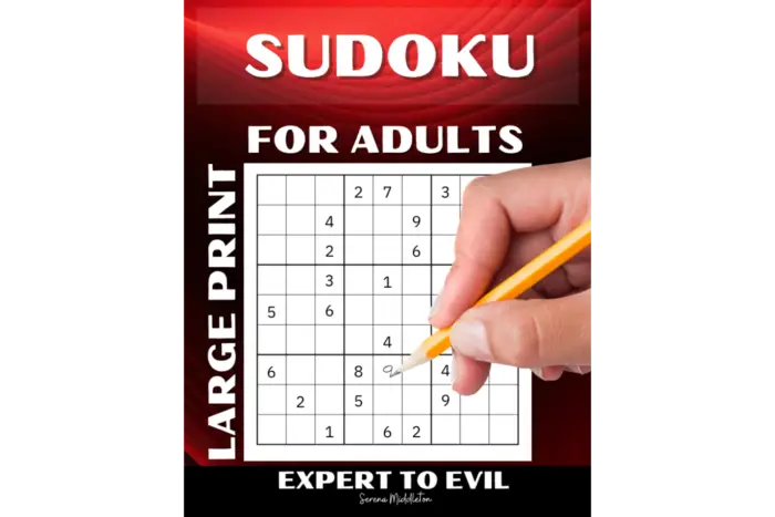 Sudoku Large Print For Adults Expert To Evil